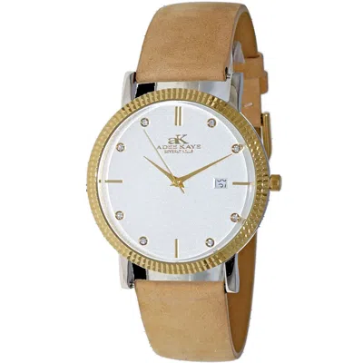 Adee Kaye Men's Galactic Rose Gold Dial Watch In Brown