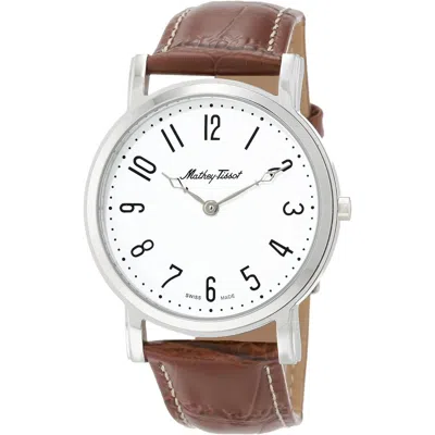 Mathey-tissot Men's City White Dial Watch In White