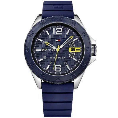 Tommy Hilfiger Men's Cody Blue Dial Watch In Blue