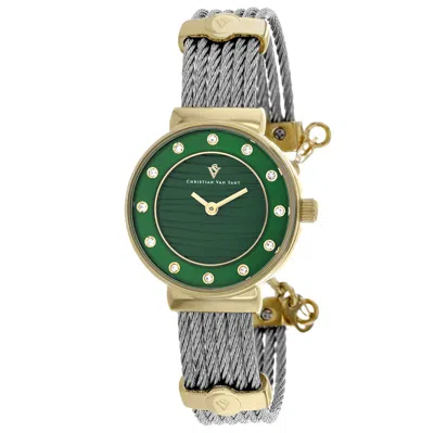 Christian Van Sant Women's Cavo Green Dial Watch In Green