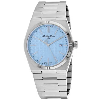 Mathey-tissot Men's Zoltan Blue Dial Watch In Metallic