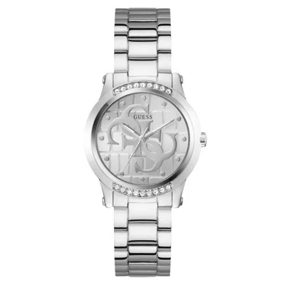 Guess Women's Annette Silver Dial Watch In Silver