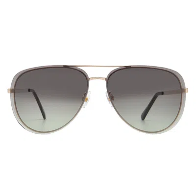 French Connection 52198fcugrn Green Pilot Ladies Sunglasses 10266456.com Gldgrn In Gray