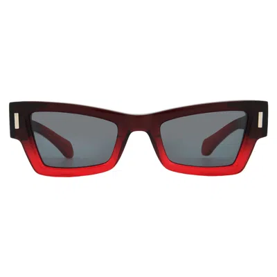 Ferragamo Grey Cat Eye Ladies Sunglasses Sf2006s 615 53 In Black