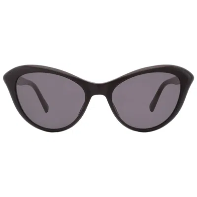 Moschino Grey Cat Eye Ladies Sunglasses Mol015/s 0807/ir 53 In Black
