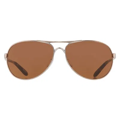 Oakley Feedback Prizm Bronze Pilot Ladies Sunglasses Oo4079 4079475 59 In Brown
