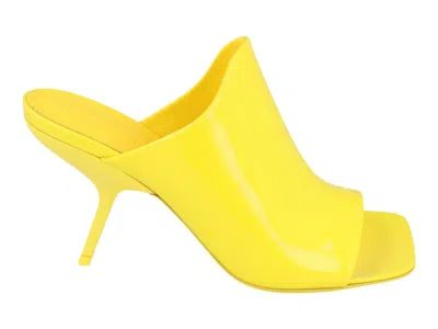 Pre-owned Ferragamo Era Mules (women's) Sneakers In Yellow