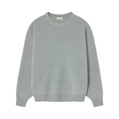 Pre-owned Fear Of God Crewneck Sweater 'flint' | Grey | Men's Size S In Gray