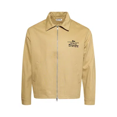 Pre-owned Bode Central Park Jacket 'ocre' | Yellow | Men's Size Xl