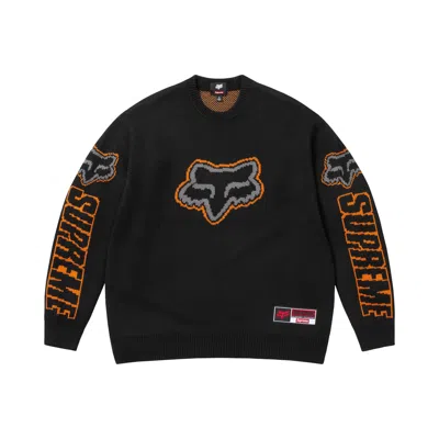 Pre-owned Supreme X Fox Racing Sweater 'black' | Men's Size M