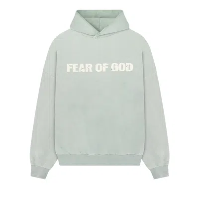 Pre-owned Fear Of God Heaven Hoodie 'flint' | Grey | Men's Size M In Gray