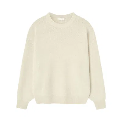 Pre-owned Fear Of God Crewneck Sweater 'bone' | Tan | Men's Size S In Brown