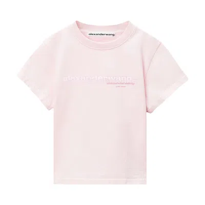 Pre-owned Alexander Wang Shrunken Tee 'light Pink' | Women's Size S