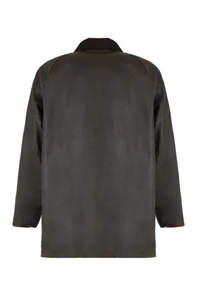 Barbour Classic Bedale Wax Jacket Aw25 Wax Cot Outw In Green