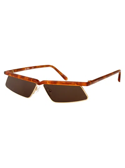 Attico Aria Sunglasses In Brown