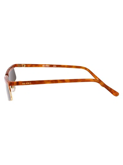 Attico Aria Sunglasses In Brown