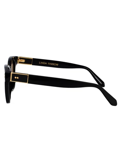 Linda Farrow Sanchez Sunglasses In Green