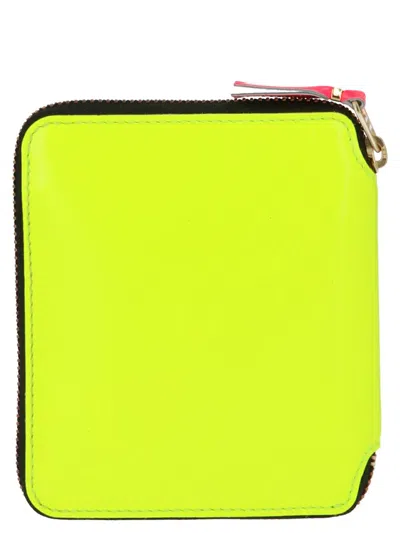 Comme Des Garçons 'super Fluo' Wallet In Green