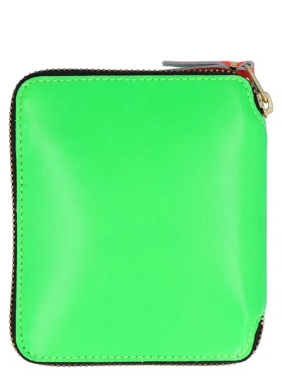 Comme Des Garçons Super Fluo Wallet In Green