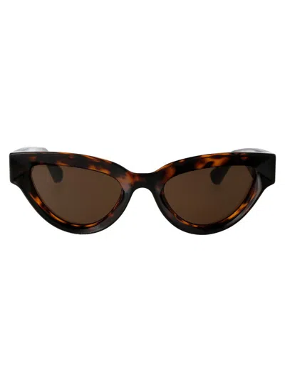 Bottega Veneta Womens Brown 6j000413 Bv1249s Cat Eye-frame Injected Sunglasses In Havana Havana Brown