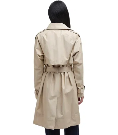 Barbour Maia Light Sand Trenchcoat In Neutral