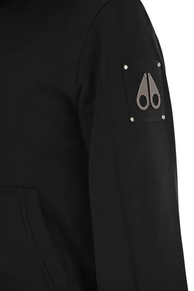 Moose Knuckles Moose Knuckes Madison Bunny Gold Jacket In Black