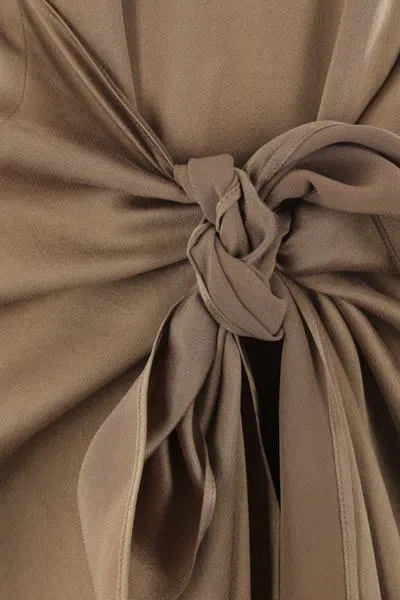 Dušan Dusan Dresses In Brown