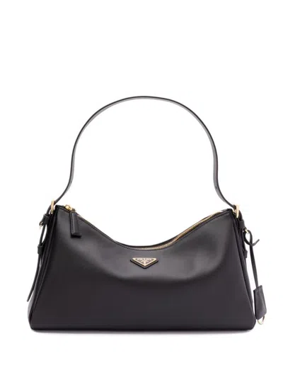 Prada "aimée" Shoulder Bag In Black