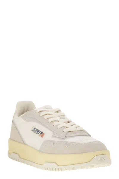 Autry Wildpace - Fabric And Suede Trainers In White