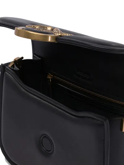Pinko Black Love Box Mini Bag In Black