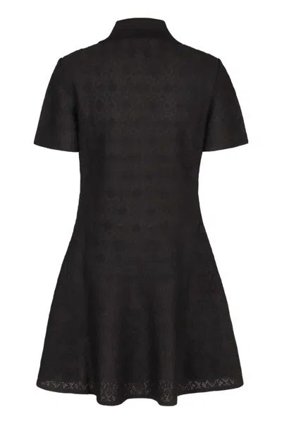 Givenchy Jacquard Knit Mini-dress In Black