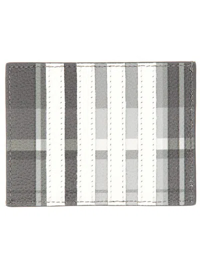 Thom Browne Card Holder With Logo In Multi
