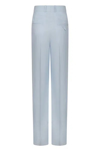 Bottega Veneta Straight-leg Trousers In Blue