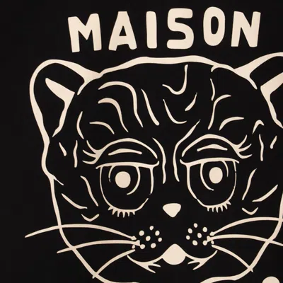 Valentino Chat De La Maison Cotton T-shirt In Black