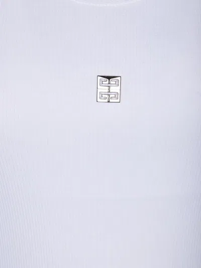 Givenchy Cotton Slim Tank Top In White