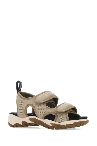 Mcq By Alexander Mcqueen Mcq Multicolor Fabric S10 Striae Sandals In Multi