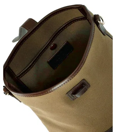 Weekend Max Mara Vasaio Bronze Bucket Bag In Sand