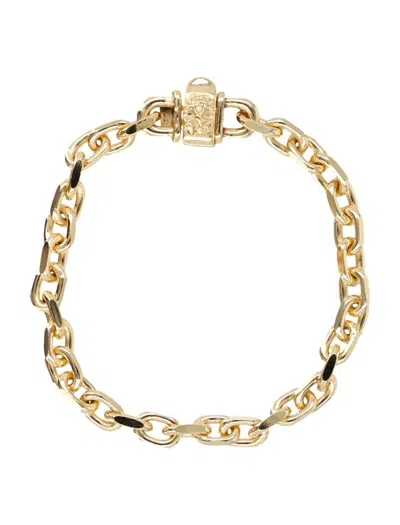 Emanuele Bicocchi Gold-plated Silver Chain Bracelet In Gold