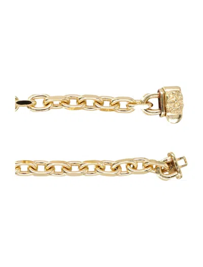 Emanuele Bicocchi Gold-plated Silver Chain Bracelet In Gold
