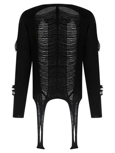 Rick Owens 'ls Top' Sweater In Black