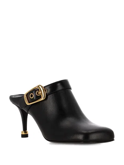 Chloé 75mm Andrea Leather Mules In Black