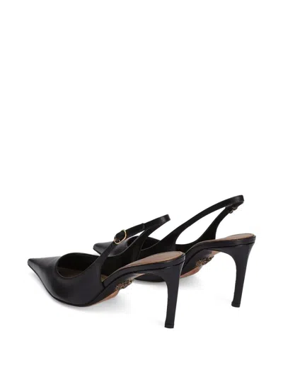 Dolce & Gabbana Dolce&gabbana Low Black Patent Leather Slingback In Black