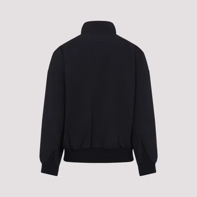 Fear Of God Navy Blue Wool Jacket With Zip In Multi