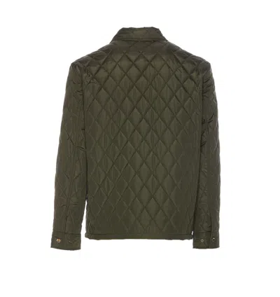 Burberry Jackets In Green