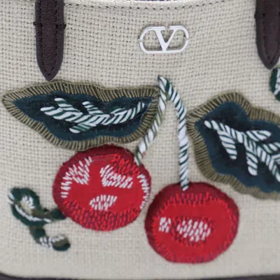 Valentino Garavani Multicolor Leather Nellcote Totes In Multi