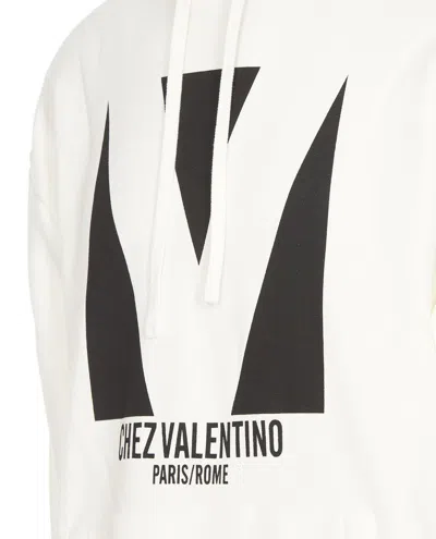 Valentino Sweatshirt Man In White