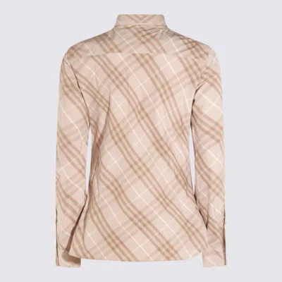 Burberry Shirts Stone Grey Ip Check