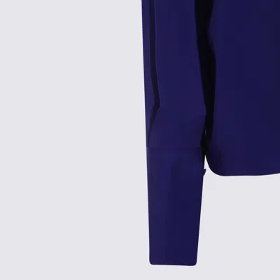 Tom Ford Purple Silk Top In Blue