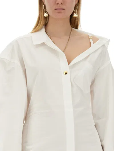 Jacquemus Mini Dress In White