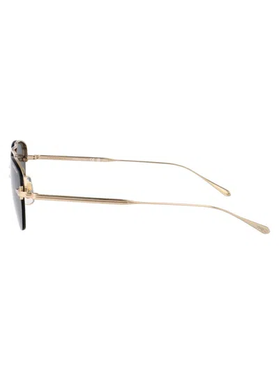 Montblanc Mb0404s Linea Nib 001 Gold Grey Sunglasses